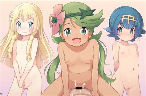 2042362 Lana Lillie Mallow Nekonorin Porkyman Pokemon