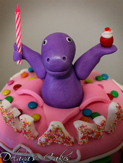 Delanas Cakes Barney And Friends Slide Cake