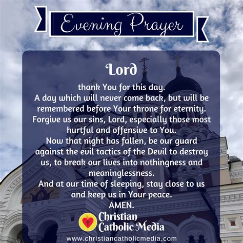 Evening Prayer Catholic Friday 3 6 2020 Christian Catholic Media