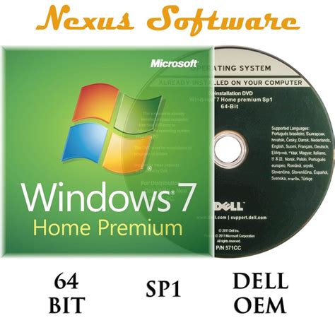 Microsoft Windows 7 Home Premium Edition 64bit Sp1 Dvd Oemhtml Autos
