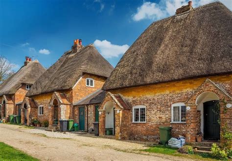 Part Of A Charming Row Of Ten Thatched Estate Cottages At Leverton In