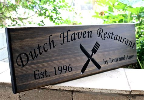 The Benefits Of Wooden Restaurant Signs Wooden Home