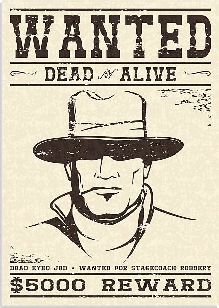 Wanted Poster Clip Art, Vector Images & Illustrations - iStock