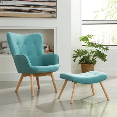Mid Century Modern Lounge Chair With Ottoman Mid Century Modern