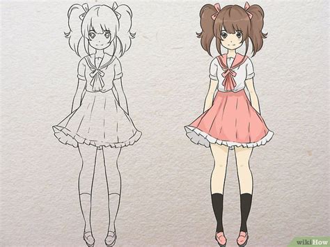 How To Draw Anime Character Body