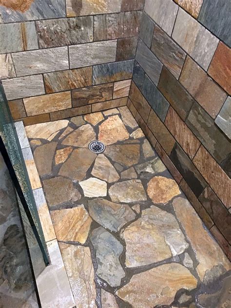 Bathroom Renovation Continued Rustic Bathroom Designs Tile Floor
