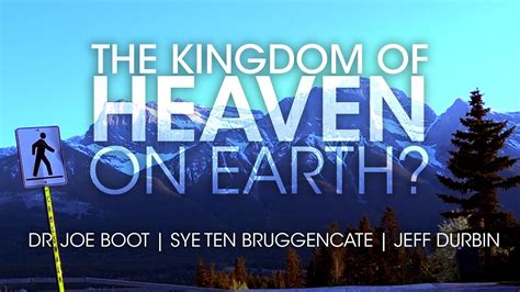 While some believe that the kingdom of god and kingdom of heaven are referring to different things, it is clear that both phrases are referring to the same thing. The Kingdom of Heaven on Earth?! Jeff Durbin, Dr. Joseph ...