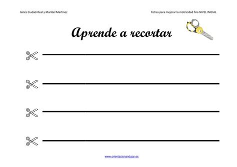 Aprender a recortar, supone el desarrollo de habilidades psicomotrices muy importantes para otras destrezas relacionadas con la motricidad fina pero recortar es una tarea mucho más complicada de lo que podemos pensar en un primer momento. Aprende a recortar con Orientación Andujar en infantil