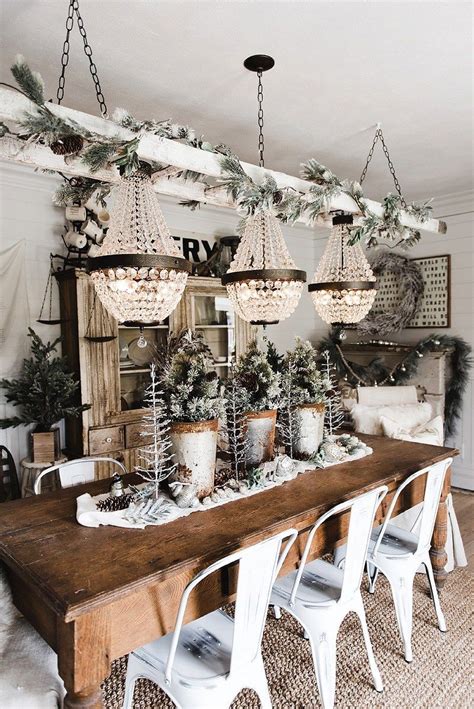 Cozy Rustic Farmhouse Cottage Christmas Decor A Great Pin For