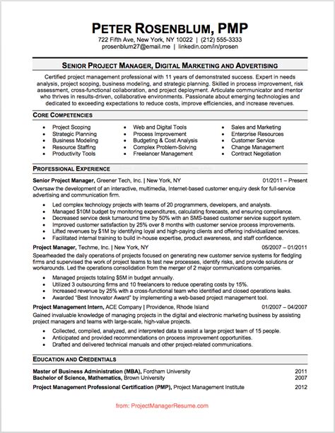 Examples of project management skills when preparing a project management resume, there are several skills to consider that demonstrate your ability to perform the job duties. Project Manager Resume Sample - A Step by Step Guide
