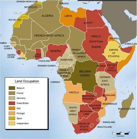 Map Of African Colonies In 1914 African Colonization Africa Map Africa