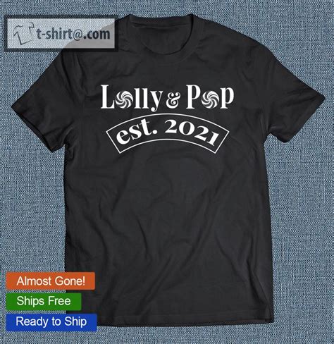 Lolli Lolly Pop Established 2021 Lolly Pops Couples T Shirt
