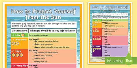 Sun Safety Recommendations For Kids Sun Safety Rules