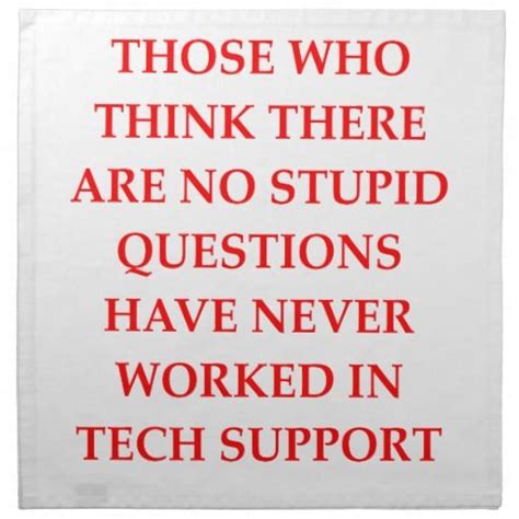 Tech Support Printed Napkins Zazzle Tech Humor Technology Humor