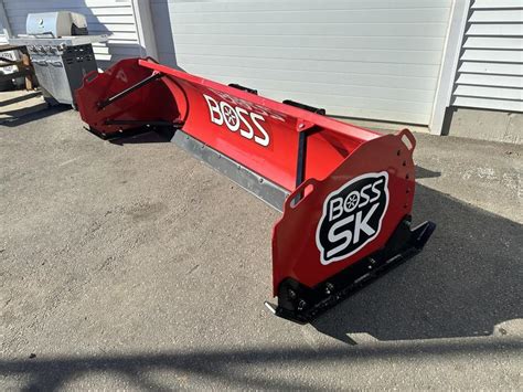 2023 Boss Snowplow Skid Steer Box Plows Sk 10 Bh Trailers And Plows