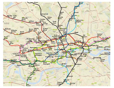 Edward Tufte Forum London Underground Maps Worldwide Subway Maps