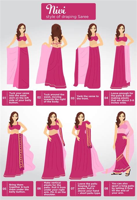 How To Wear A Saree In Different Ways Step By Step Tutorial Saree