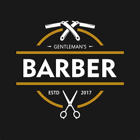 Barber logo design ideas and samples. Barbershop logo design template Vector | Premium Download