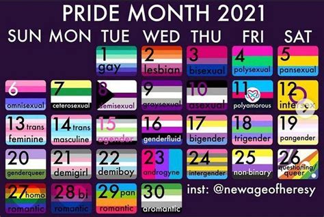 if this calendar is correct today is demisexuality day have a good day everyone 3 r