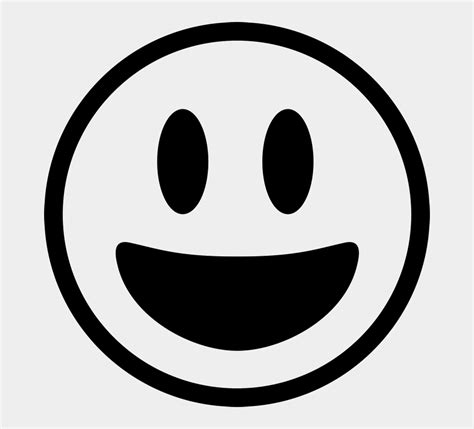 Straight Face Emoji Black And White الرموز التعبيرية السعيدة ، Smiley