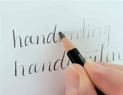 Easy Calligraphy With A Pencil Learning With