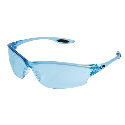Mcr Safety Law® Lw2 Series Dielectric Safety Glasses Light Blue Lens