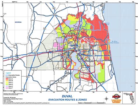 Duval County Evacuation Zones Map And Shelters For Hurricane Irma