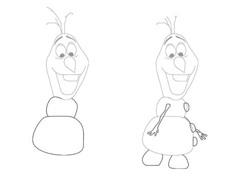 | jayassen.com / prvá rozprávka zo série veselé zúbky. Jak nakreslit Olafa z karikatury "Studené srdce"