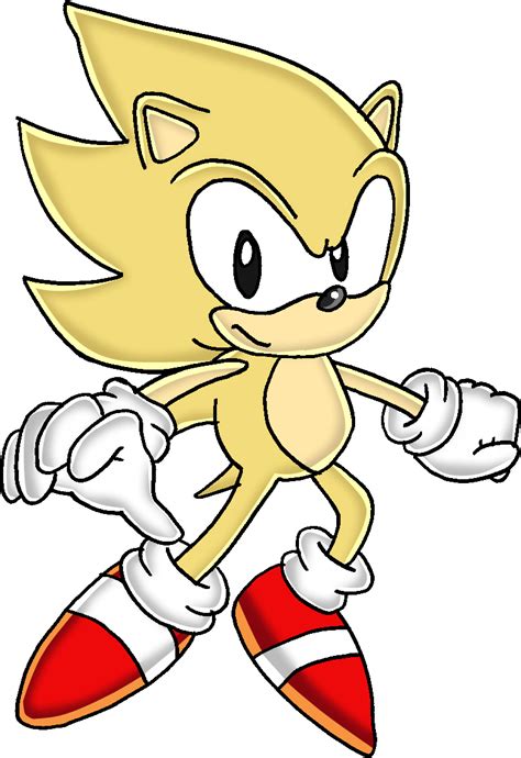 Image Classic Super Sonic The Hedgehog Project 20png