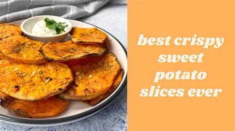 Baked Sweet Potato Slices Youtube