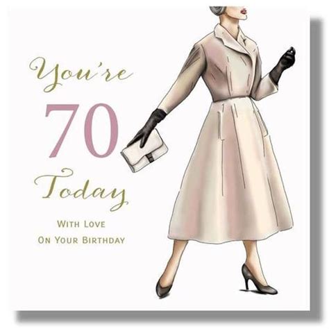 What to write in a 70th birthday card #1 to a very special, wonderful woman on her 70th birthday. Happy 70th Birthday Card For Women in 2020 | Birthday ...