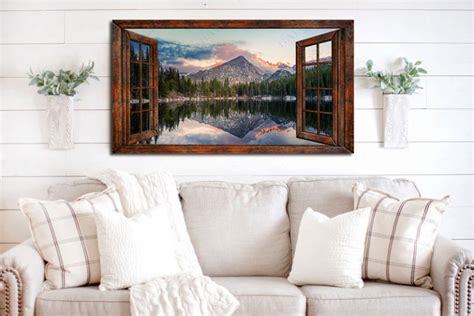 Why Faux Window Wall Art Is The Best Choice For Windowless In Home