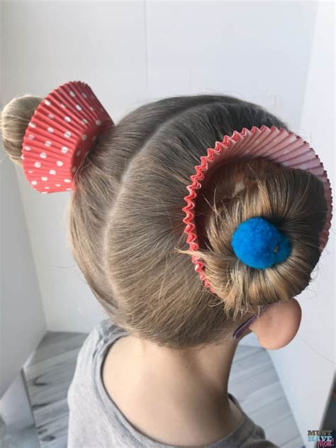 Crazy Hair Day Ideas Girls Cupcake Hairdo Must Have Mom