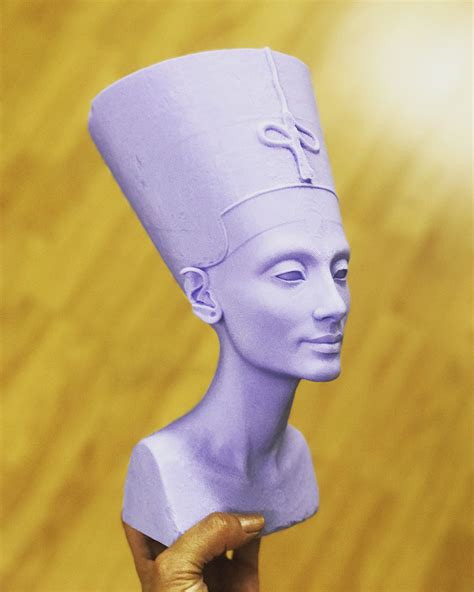 3d printable bust of nefertiti at the neues museum berlin by scan the world