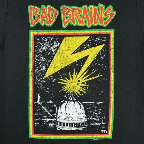 【楽天市場】bad Brains バッドブレインズ Distressed Capitol Tシャツ Black：tradmode