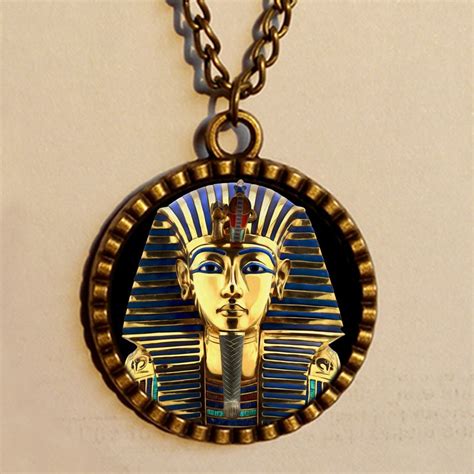 Wholesale 6 Hot King Tut Necklace Chain Tutankhamun Golden King