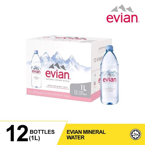 Evian Mineral Water 1l X 12 1 Carton Shopee Malaysia