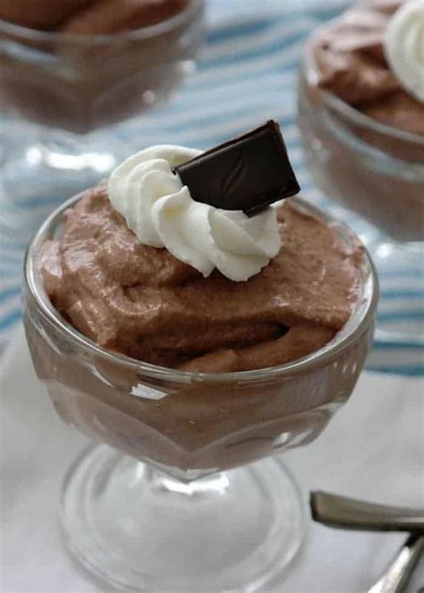 When fresh milk is left to stand, a heavy cream rises to the. Easy Whipped Dark Chocolate Mousse - Chocolate Chocolate and More!