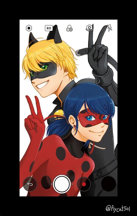 Flycat501 Mlb Miraculous Ladybug Marinette And Adrien Ghost Writer