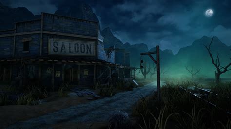 Artstation Wild West Ghost Town Of Fogmourn Ue4 Resources Ghost