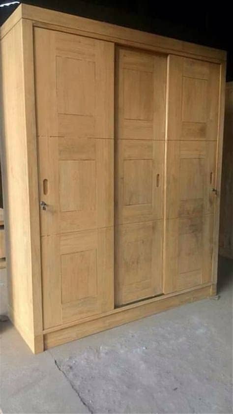 Jual lemari pakaian 2 pintu kayu jati jepara. Jual lemari pakaian pintu sliding kayu jati di lapak ...