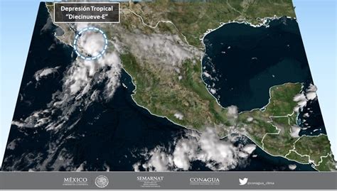 Maybe you would like to learn more about one of these? CONAGUA Clima on Twitter: "#DepresiónTropical 19-E, en el ...