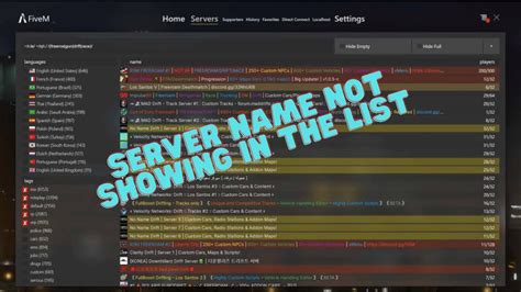 Fivem Server Not Showing On Server List New Achievetampabay Org