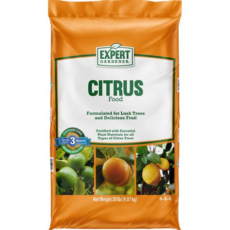 Expert Gardener Citrus Plant Food Fertilizer 6 4 6 20 Lb