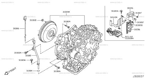 automatic transmission transaxle and fit unit for nissan x trail t31 2 generation restyling