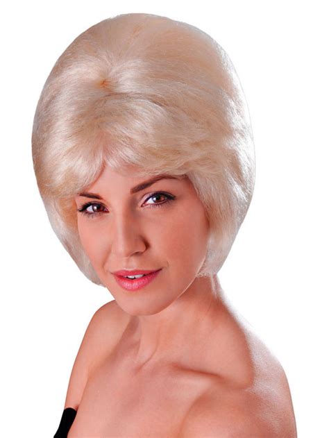 Beehive Wig Auburn Blonde Black 50s 60s 70s Ladies Mod Fancy Dress Accessory New Buy Online