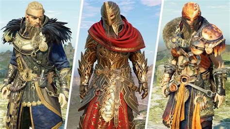 Dawn Of Ragnarok All Armor Sets Showcase Assassin S Creed Valhalla