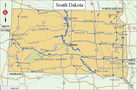 South Dakota Facts And Symbols Us State Facts