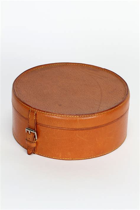 Circular Leather Box 50 Okay Art Leather Box Leather Circular
