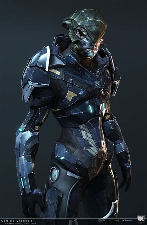 A Character From The Video Game Mass Effect